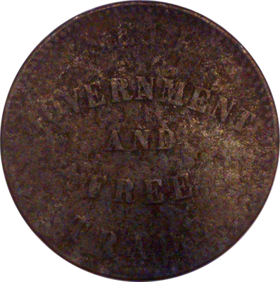 Prince Edward Island - Self Government &amp; Free Trade ½ Penny Image 2